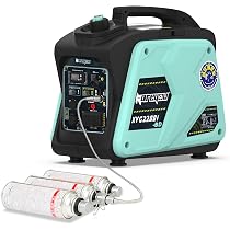 Amazon | Kareyouカセットボンベ式発電機 最大出力2.2KW インバーター